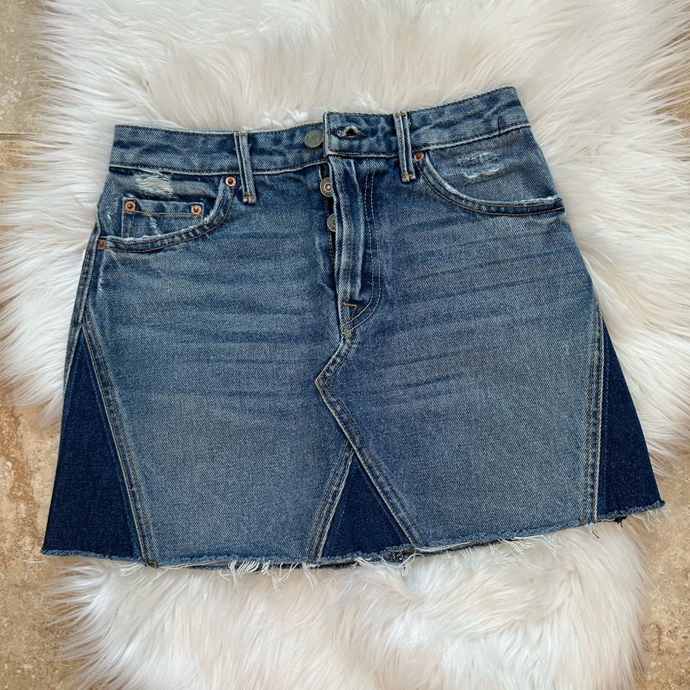 GRLFRND Denim Skirt. The Eva. New!